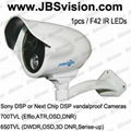 700TVL or 650TVL or 600TVL high resolution Weatherproof IR Camera 4