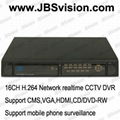 16CH H.264 Network CIF realtime CCTV DVR 1