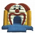 Smiling face inflatable bouncer 2