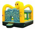 Smiling face inflatable bouncer 4