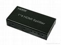 1*4 mini HDMI Splitter  1