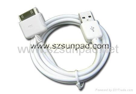 USB Charging & Data Transferring Cable for  iPod & iPhone 4/3GS/3G  2