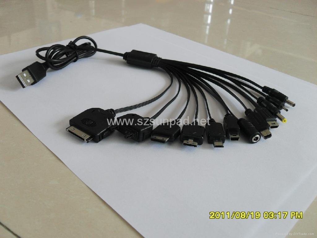 10 in 1 USB Retractable Charging Cable  5