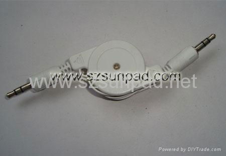 3.5mm PLUG to 3.5mm PLUS Retractable Cable