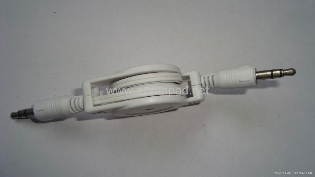 3.5mm PLUG to 3.5mm PLUS Retractable Cable 2