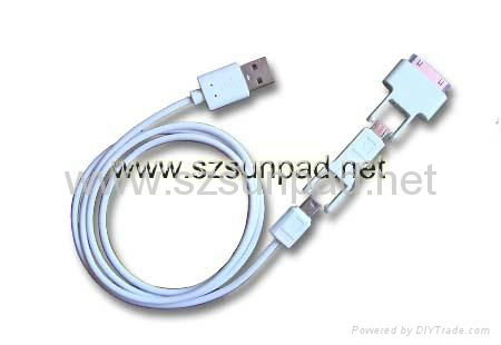 3-in-1 Charge & Sync USB Cable