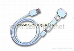 3-in-1 Charge & Sync USB Cable