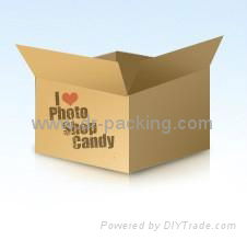 Customized Corrugated Candy Shipping Paper Packaging Boxes