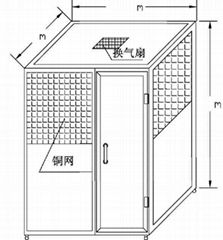 雙層電磁屏蔽室（網房|電磁屏蔽室|屏蔽室定製（根據客戶需求）