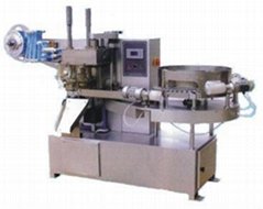 Automatic lollipop bunch wrapping machine