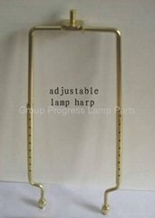 adjustable lamp harp