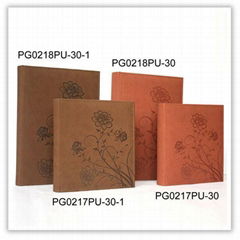 PU leather cover wax paper album