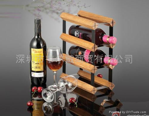 6瓶裝組裝式紅酒架葡萄酒櫃