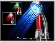 led shower head with RGB 3 colors