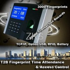 ZKS-T2B Fingerprint Time Attendance and Access Control System  