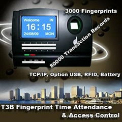 ZKS-T3B Fingerprint Time Attendance and Access Control System  