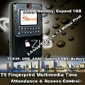 ZKS-T9 Fingerprint Time Attendance And Access Control System  