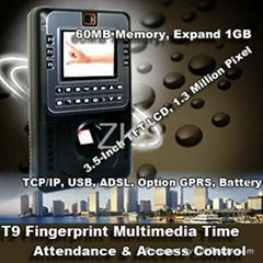 ZKS-T9 Fingerprint Time Attendance And Access Control System  