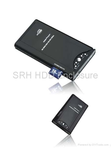 2.5inch HDD Media player with card reader