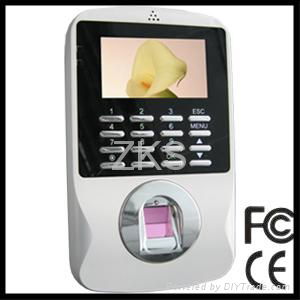 ZKS-iColor8 Fingerprint TFT time & access control 2