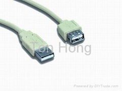 USB 2.0 A-plug to A-socket 6/10/15ft cable