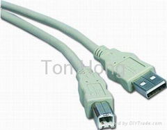 USB 2.0 A-plug B-plug 6/10/15ft cable