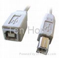 USB 2.0 B-plug B-socket 6/10/15ft cable 1