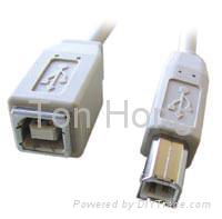 USB 2.0 B-plug B-socket 6/10/15ft cable
