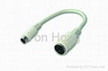 PS/2 adapter DIN5F/MD6M 5C 15cm molded cable