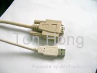 USB2.0 AM TO DB 9M Female cable  