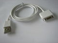 USB2.0 A-plug to ipod 30-pin  high-speed data transmission 3ft cable 1