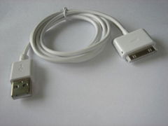 USB2.0 A-plug to ipod 30-pin  high-speed