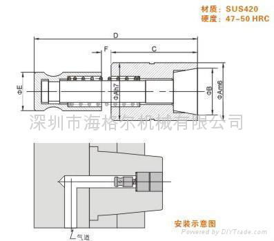 塑胶模具配件 DME气顶 3