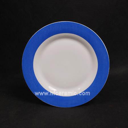 Color band dinner plate  2