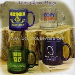Sell 13oz. Glass Coffee Mugs