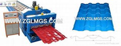 glazed sheet roll forming machine