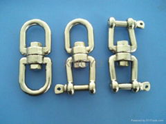 Swivel snap shackles