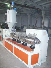 PE Single wall Corrugated Pipe Machine