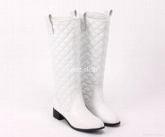 Famous brand 185 style white Leather HIGH women's boots,HIGH BOOTS, Size:35-42