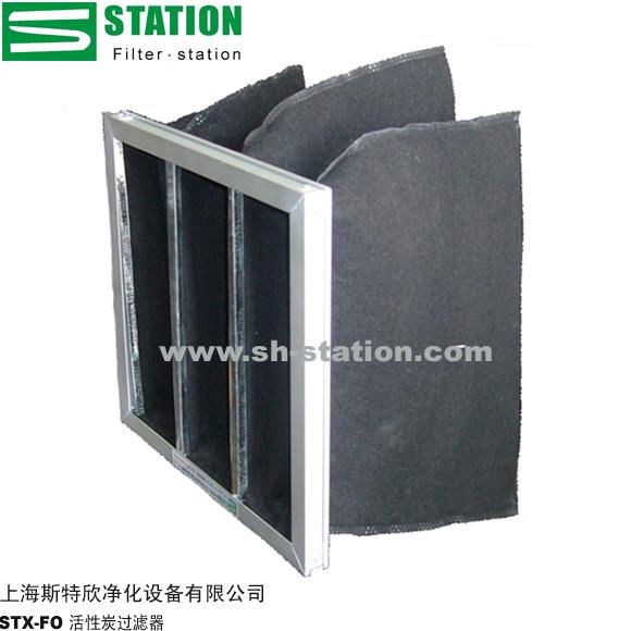 Activated carbon bag filter