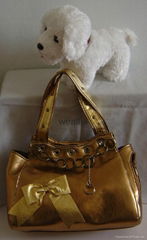 Party Handbag with Plush Puppy