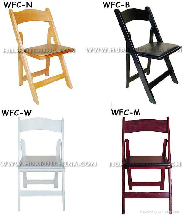 wood folding chair 2