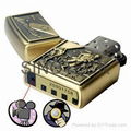 4GB Army Bronze Spy DVR Lighter DV Cam Lighter Audio Video SPY LIGHTER 1