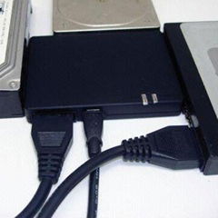 USB Adapter, 2.5''/3.5'' HDD and Data Interactive Copy, Available in Black 