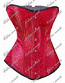 FREESamples Sexy Overbust Steel Boned Corset Wholesale China Manufacturer 2