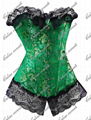 FREESamples Sexy Overbust Steel Boned Corset Wholesale China Manufacturer 4