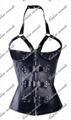 FREE Samples Sexy Fetish Lingerie Leather Vinyl PVC Corset Clubwear SM 4