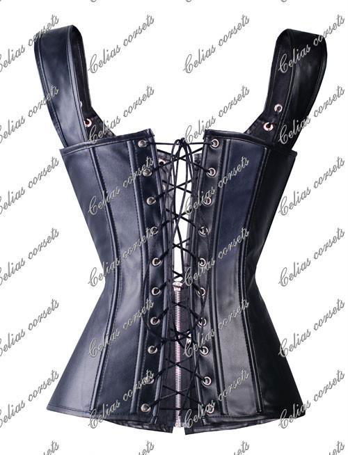 FREE Samples Sexy Fetish Lingerie Leather Vinyl PVC Corset SM Wholesale China 2