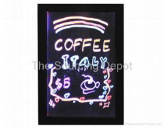 Multi Color Neon Effects LED Message / Menu Board