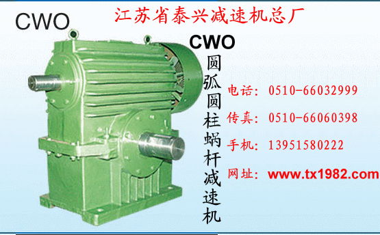 CWS/CWU/CWO圓弧圓柱蝸杆減速機 2